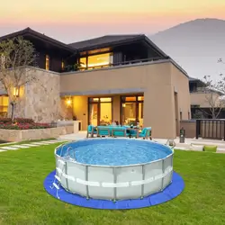 Pool Pad Round Pool Tarp Waterproof Heavy Duty Under Pool Floor Liner Underlayment Pad Swimming Pool Mat For Ground Prevents