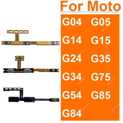 Power Volume Switch Key Button Flex Cable For Motorola Moto G14 G54 G84 On/Off Power Volume Flex Ribbon Replacement Repair Parts