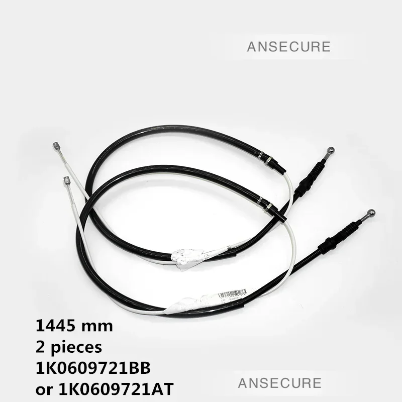 2 Pcs Parking Handbrake Brake Cable Line For Skoda 1Z Octavia YETI Seat Altea Leon Toledo  1K0609721BB