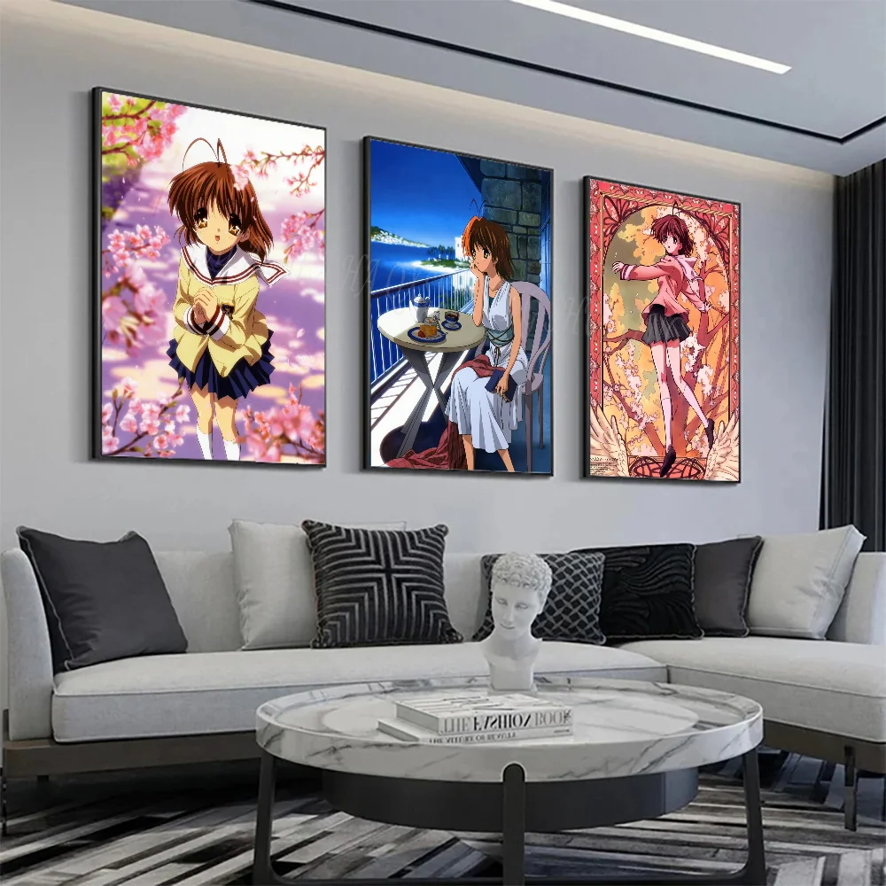 Furukawa Nagisa Anime Clannad Poster Wall Art Home Decor Room Decor Digital Painting Living Room Restaurant Kitchen Art