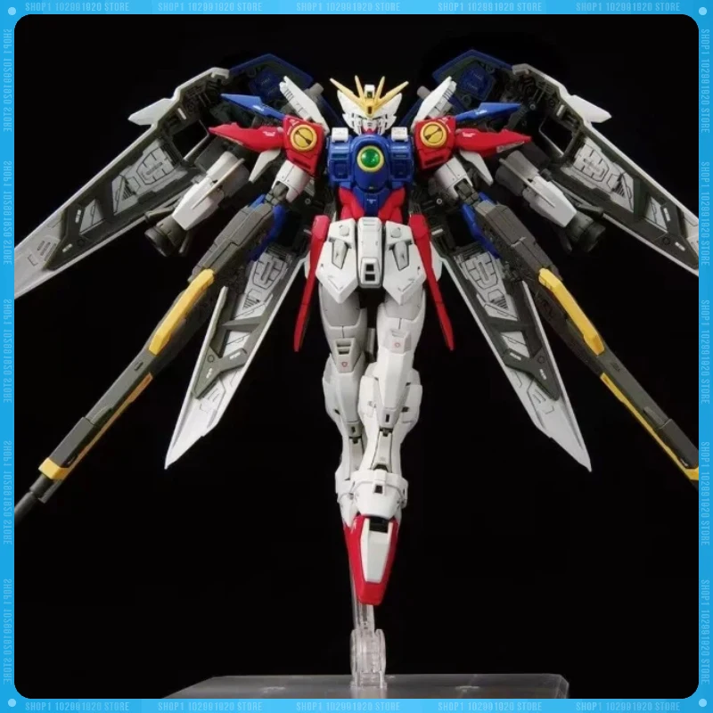 

JINMA Model RG Wing Zero Action Figure Night Light Effect XXXG-00W0 Assembly Model Kit Action Figure Robot Surprise Gift Model