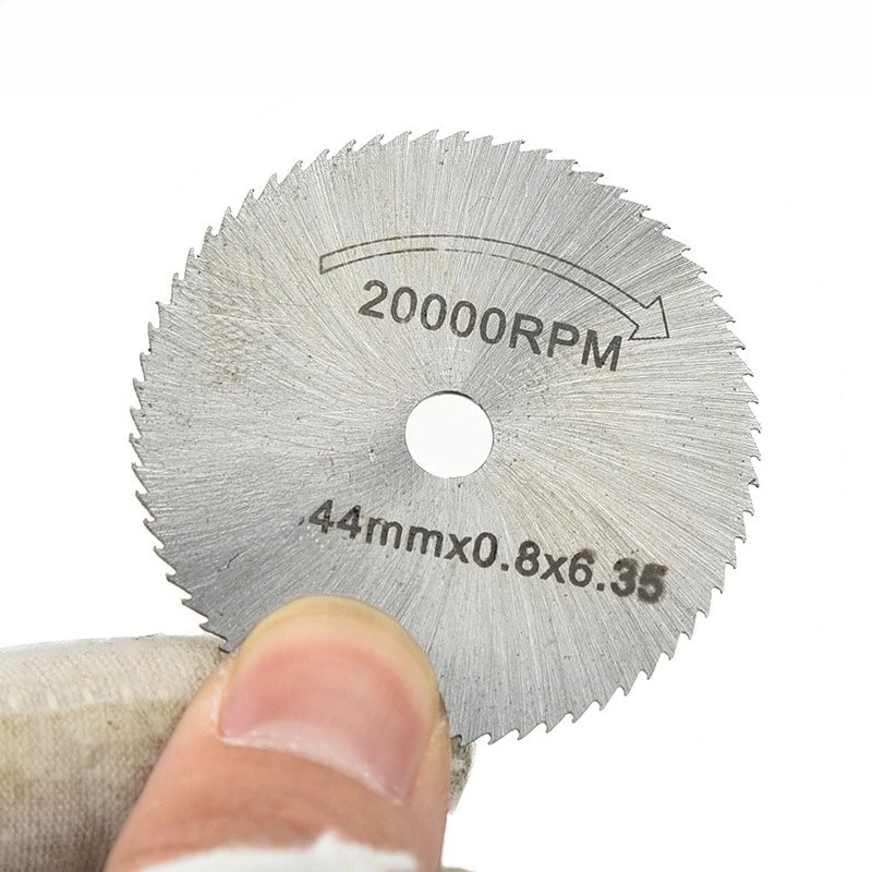 Circular Saw Blade Set, 6Pcs Mini Cut Off Wheels with Mandrel, Rotary Tool Cutting Discs for Wood, Plastic & Metal Cutting