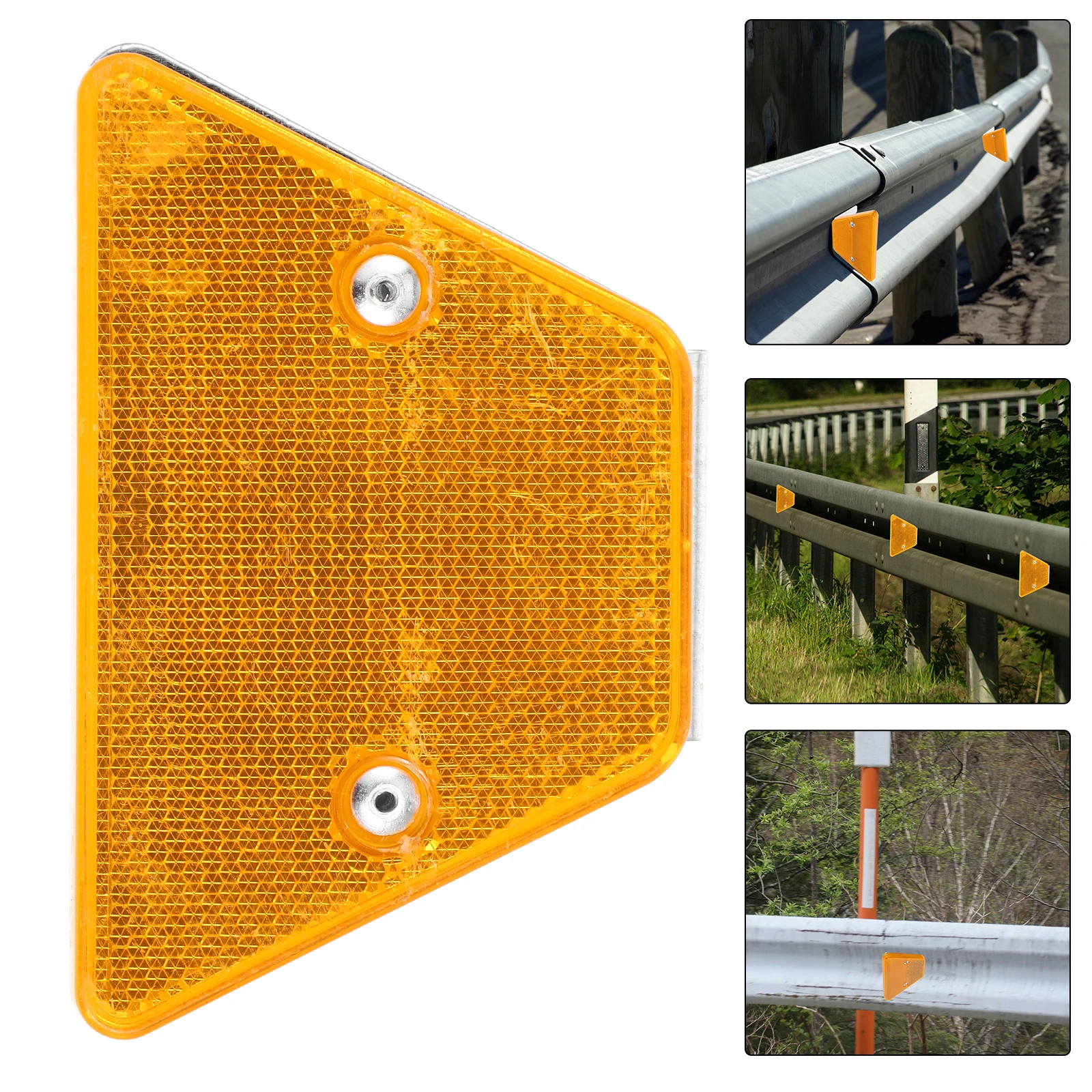 

Driveway Road Reflective Marker Single Bracket High Brightness Reflective Pavement Marker For Guardrail Outdoor Traffic