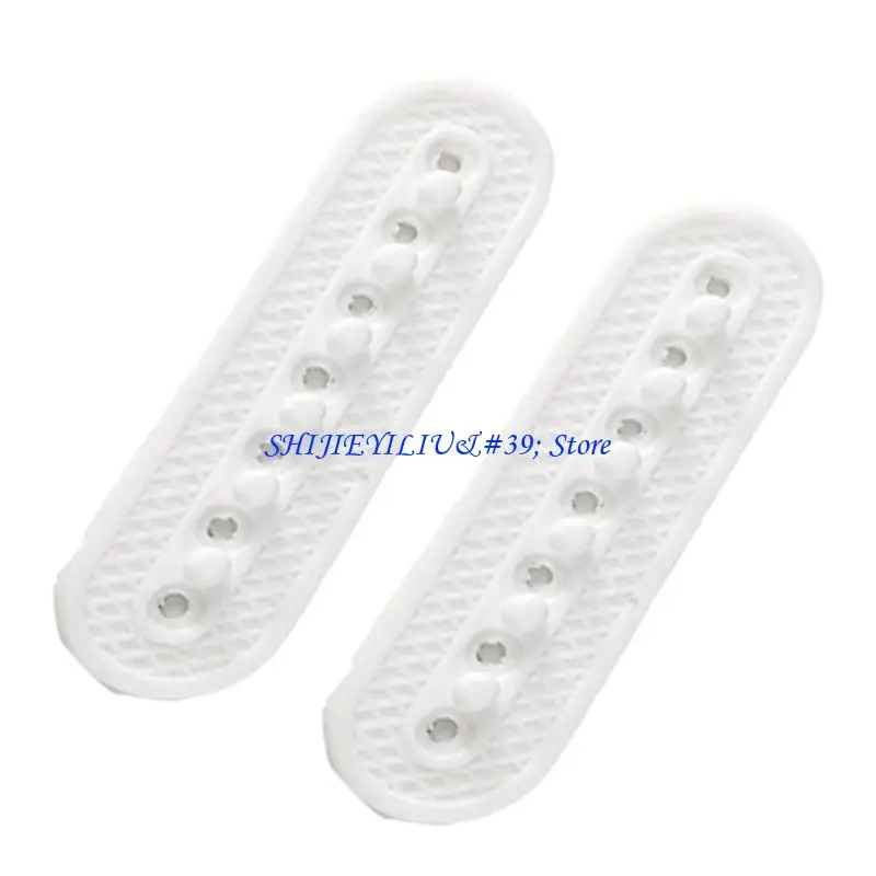 E21F Flexible Silicone Elastic Cord Lock With 7 Holes Removable Hat Adjuster Buckles for Hats Shoes Masks Daily Wear