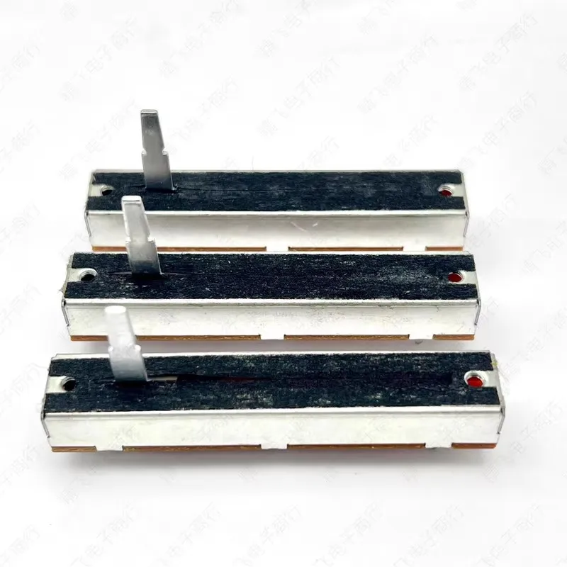 5pcs   SL60V   B20K  4Pin  Total length 73mm，DDJ-SX2 SX3 RX   Straight slip potentiometer