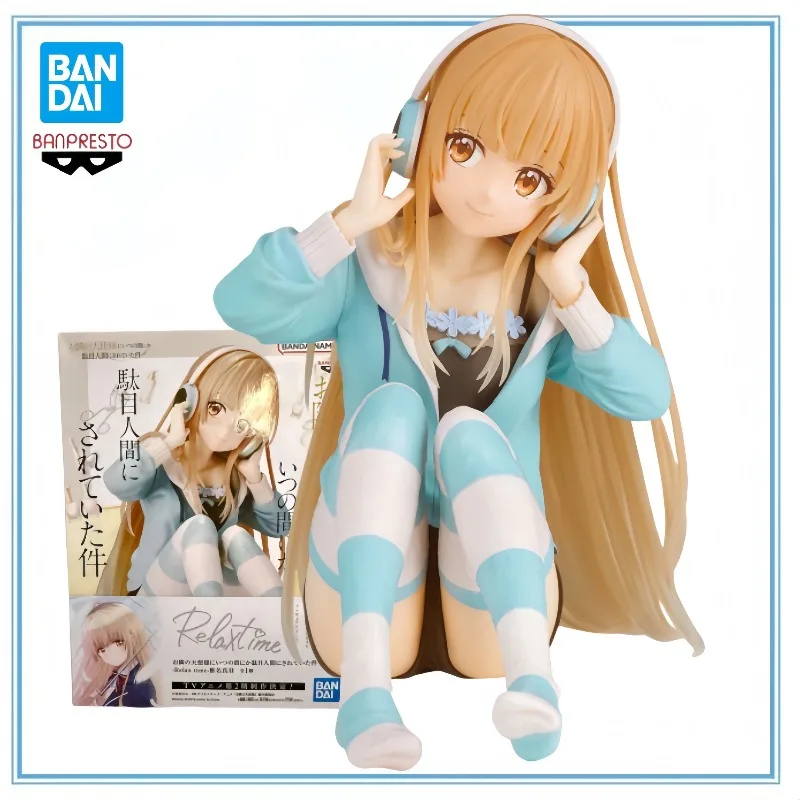 

BANDAI в наличии, оригинальная коллекция BANPRESTO Shiina Mahiru, серия моделей, персонаж мультфильма, аниме, мультяшная модель, украшения, игрушки