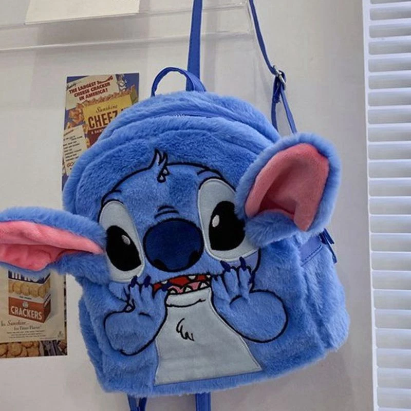 Bluey Stickers Disney Stitch Action Figure Animal Plush Toys Inside Out Funny Backpack Student School Girl Travel Halloween Gift