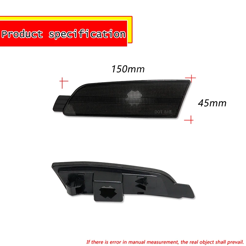 2pcs Car Front Fender Side Marker Light Housing Shells For Mazda 6 2009 2010 2011 2012 2013 Parking Light No Bulb / Socket