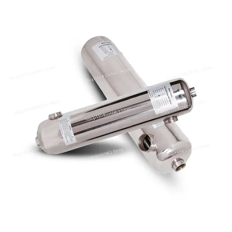 Swimming Pool Spa Cold and Hot Water Heat Exchanger Stainless Steel Three T Heat Exchanger Swimming Pool Tube Heat Exchanger