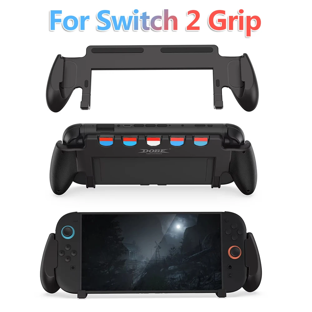 

For Nintendo for Switch 2 Grip with Stand Handle Controller Holder Anti Slip Handheld Case for Switch 2 Game Console Accessories