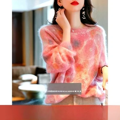 

Роскошный брендовый свитер, базовый слой, весенне-осенняя женская одежда, круглый, из другого материала, 00% для поездок на работу, одинарный...