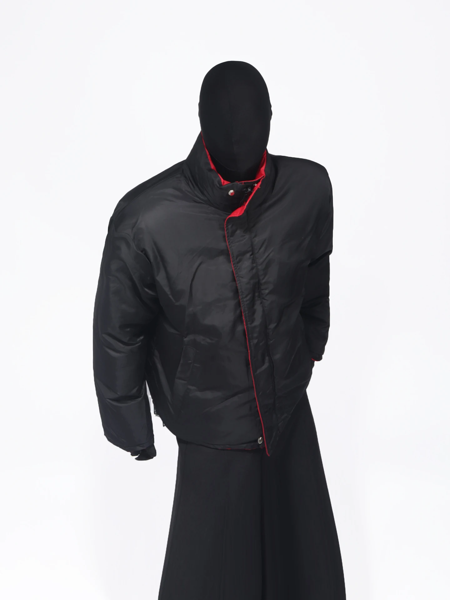 الراقية على الوجهين ارتداء سترات الموضة 2025 الرجال الخريف جديد فو قطعتين تنوعا تصميم معاطف طويلة الأكمام سترات سترات #5