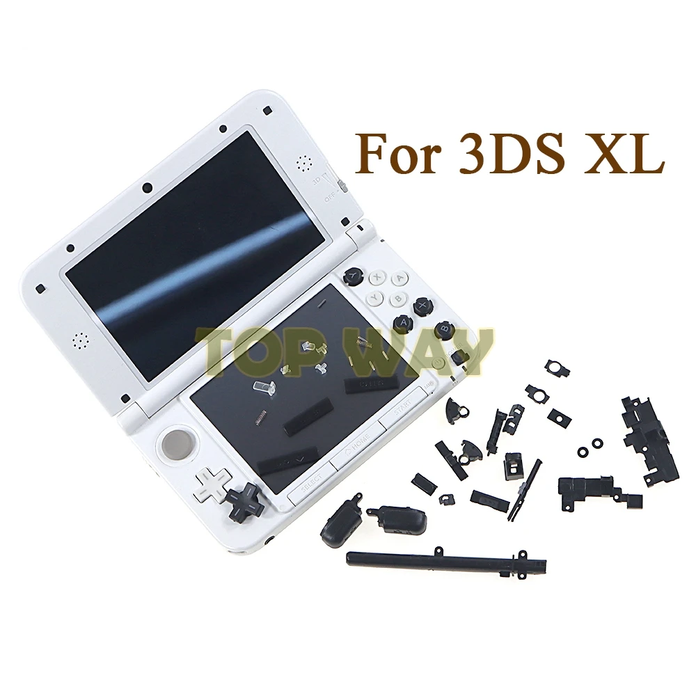 

1set For Microsoft 3DS XL Game Console Full Set Buttons Kit Replacement For 3DS LL Buttons Black Color For 3DSXL Buttons Parts