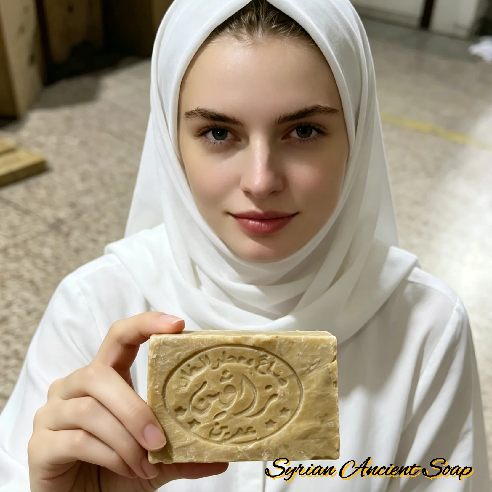 Natural Handmade Ancient Syrian Soap, soothing and moisturizing, multi-purpose soap for facial cleansing and body bathing