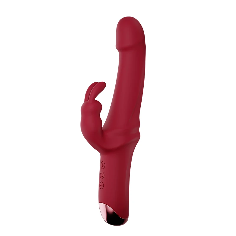 

Vibrator Wand massager (red) double vibration durable multi-frequency mute female sex toys for women