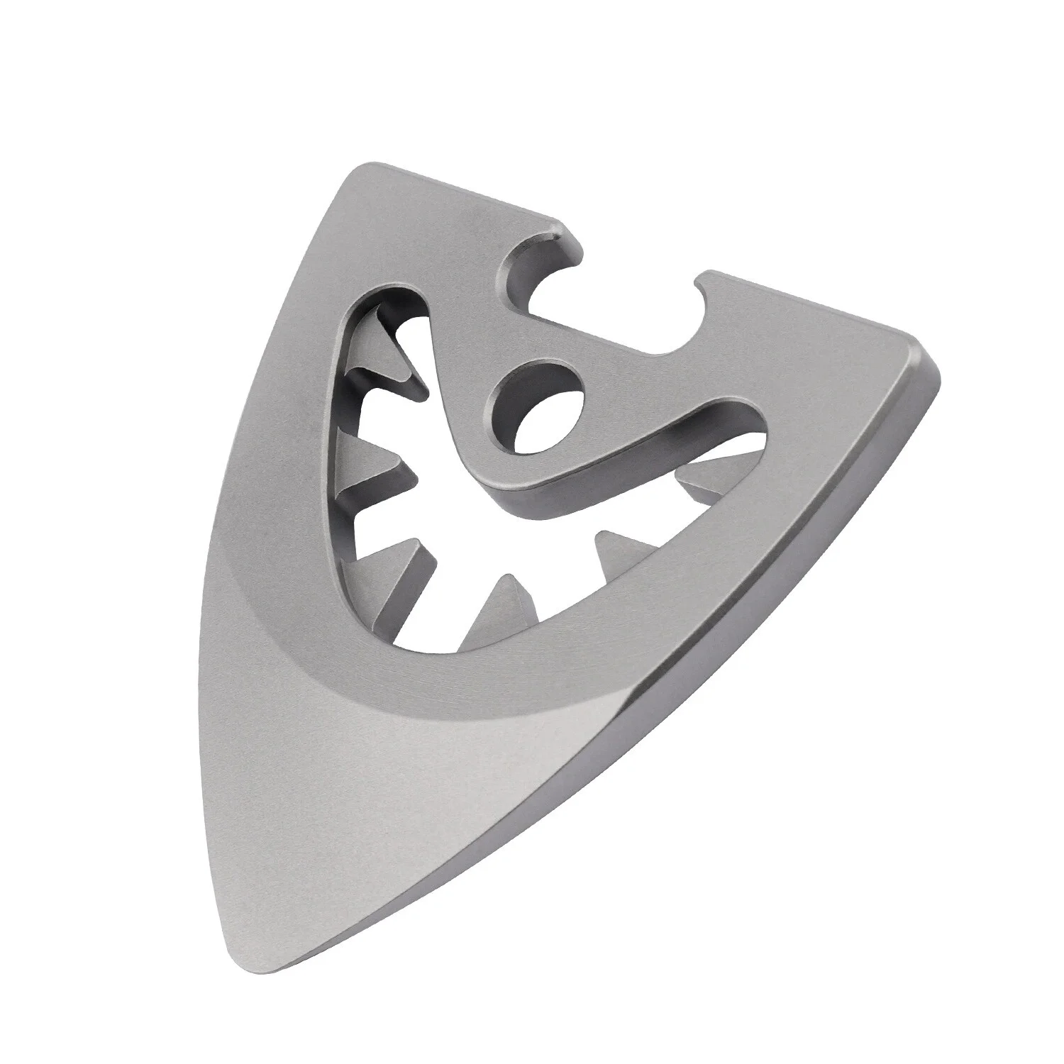 Titanium Alloy Multifunctional Pry Bar Pick Bottle Opener Necklace Pendant That Can Be Used as a Metal Guitar Pick