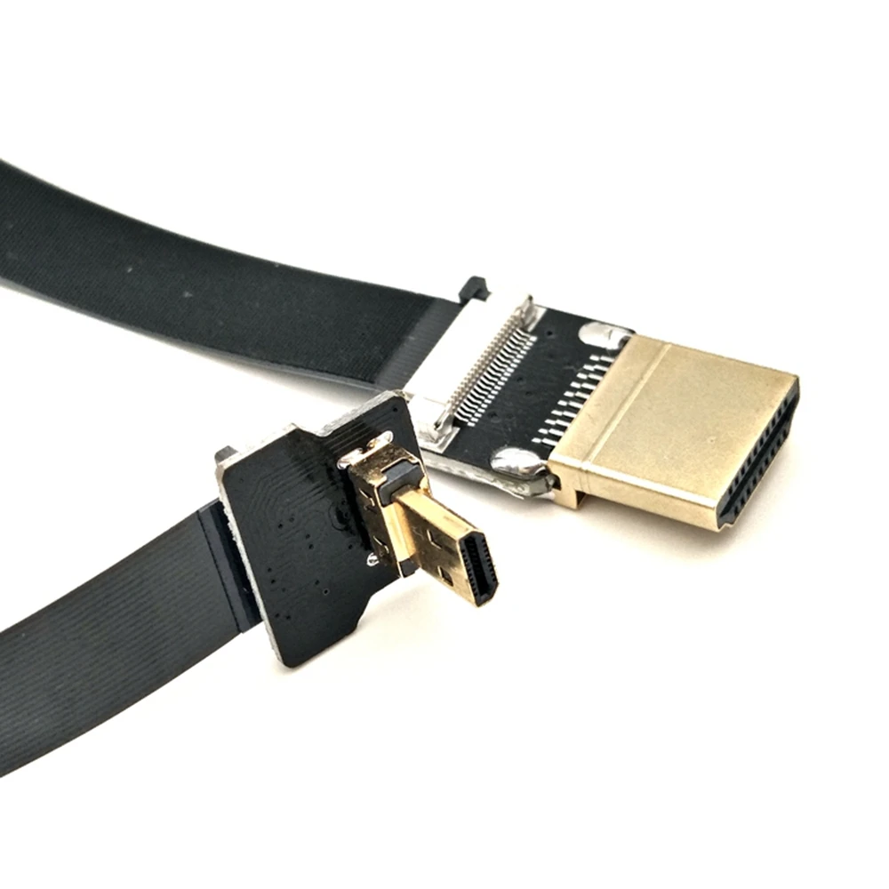 Kabel elastyczny FPC 0.05M-1M do kamery, transmisja zdjęć lotniczych z drona, FPV Micro HDMI do HDMI HD — zdjęcie produktu 2
