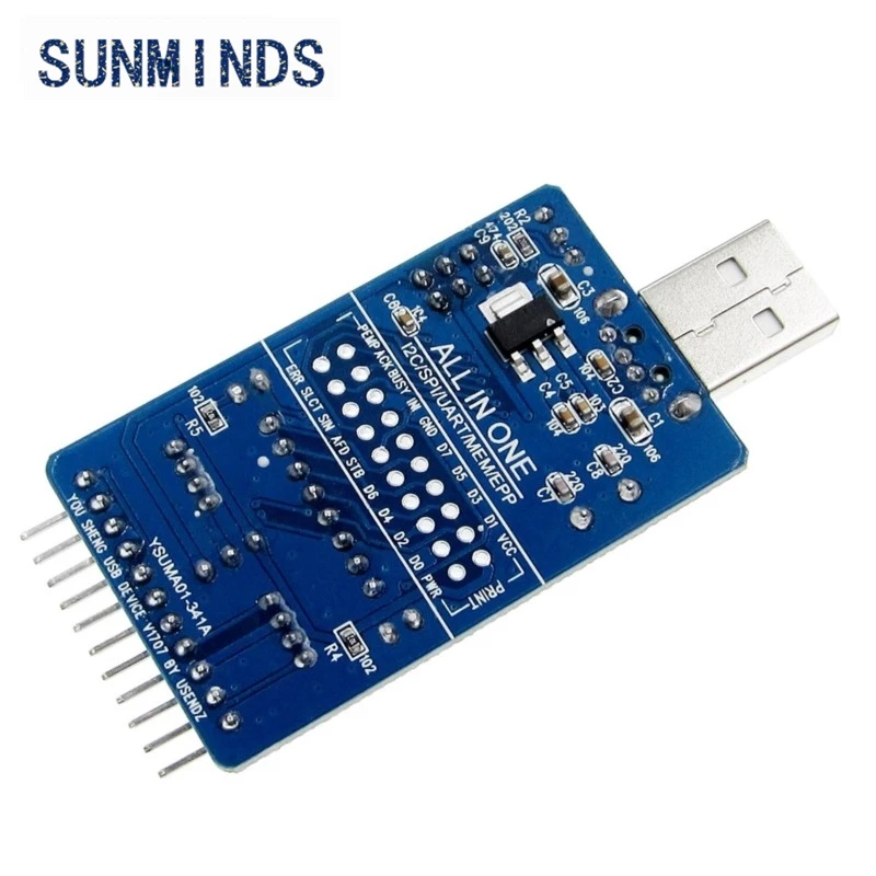 CH341A USB to SPI I2C IIC UART TTL ISP Serial Adapter Module EPP/MEM Converter For Serial Brush Debugging RS232 RS485