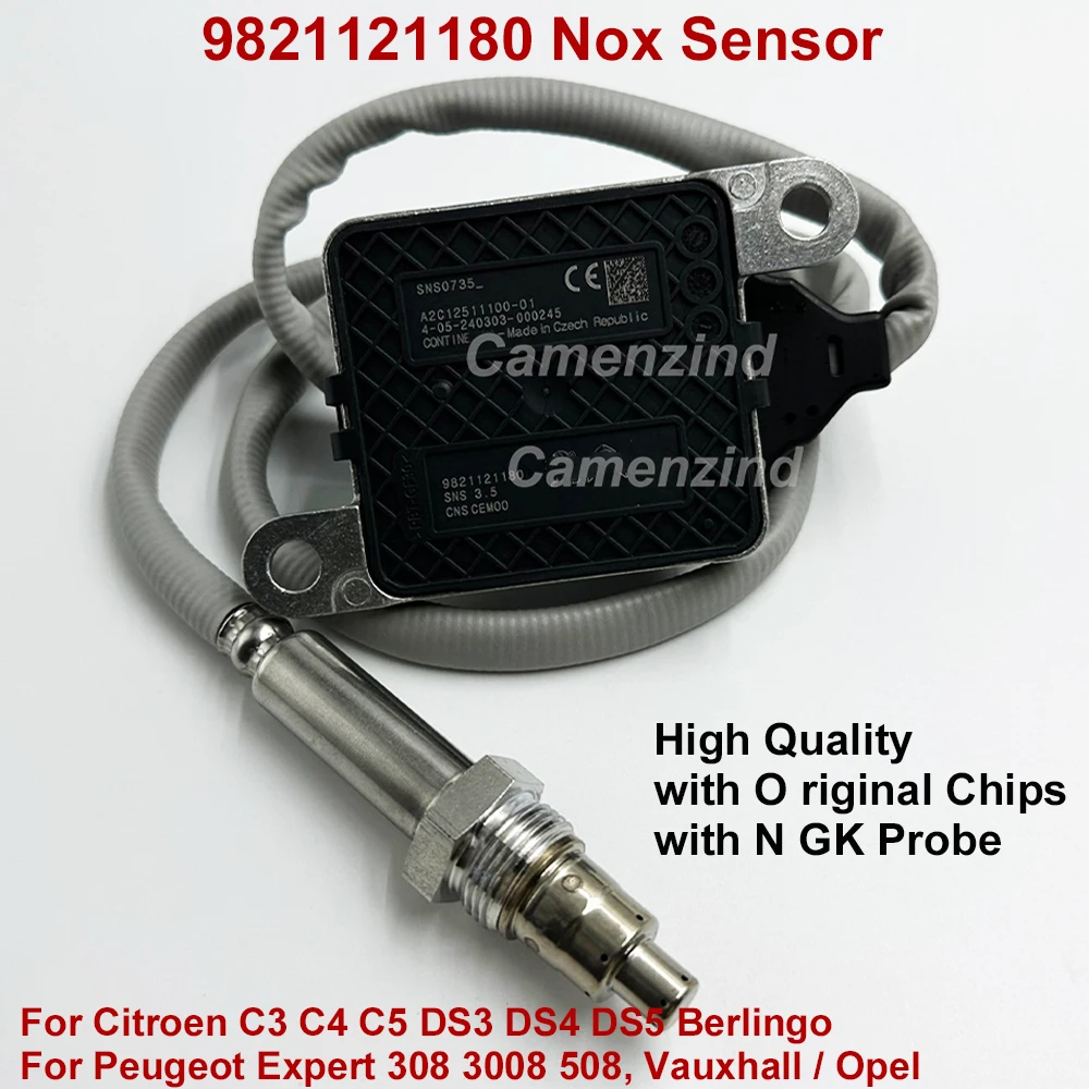 

9821121180 Новый датчик оксида азота Nox для Citroen C3 C4 C5 DS3 DS4 DS5 Berlingo Peugeot Expert 308 508 A2C12511100 SNS0735