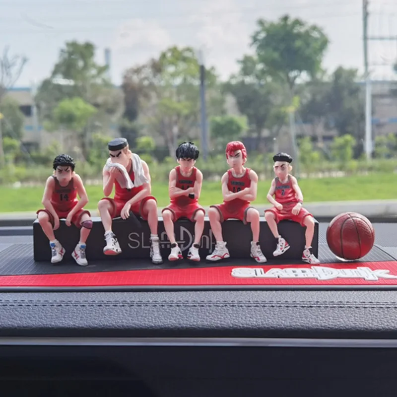 

SLAM DUNK Anime Peripheral Action Figure Sakuragi Hanamichi Rukawa Kaede Car Desktop Decoration Accessories Gift