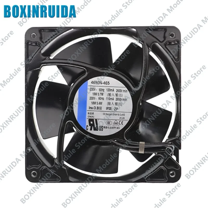 Brand new original 4650N-465 fan cabinet air conditioning cooling axial fan metal impeller high temperature resistant 12c