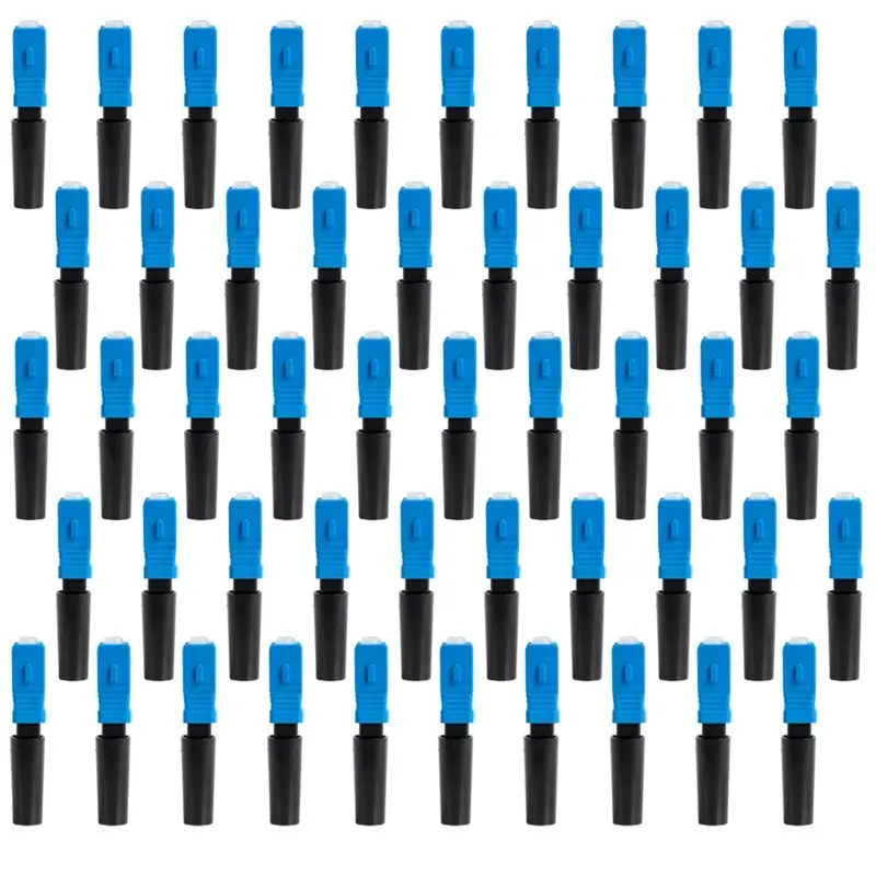 Reliable-Fiber Optic Fast Connector Fiber Optic Cold Splice Sc/Upc High Quality Fast Connector Assembly Tools 50Pcs,Fiber Optic