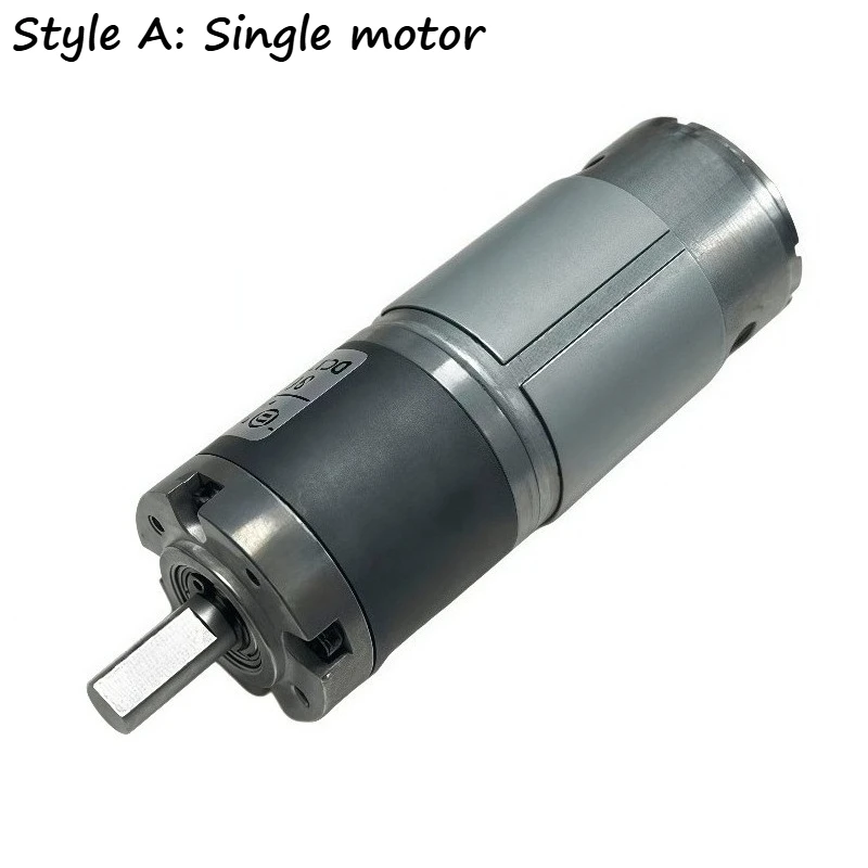 36GM-550 DC speed reducer motor, 12V/24V high-torque small motor with speed controller, bracket