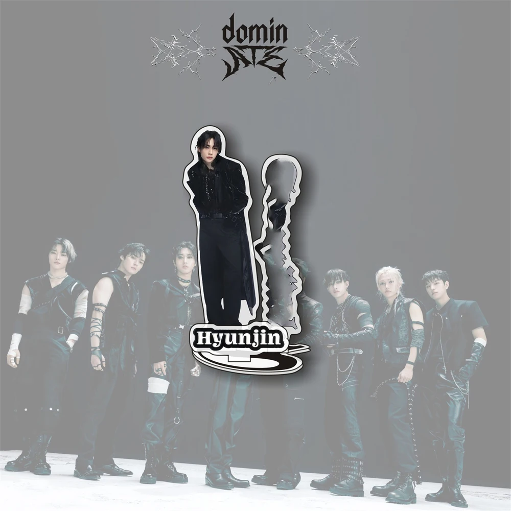10cm KPOP Stand Figure Acrylic Model Bangchan Felix Hyunjin Bangchan Lee Know New Album ATE Series Standing Up Desktop Fans Gift