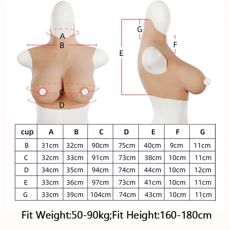 Sissy Cosplay Silicone Boobs Costumes Drag Queen Fake Breasts Forms Shemale Crossdresser Cross Dressing Male to Female Shapewear