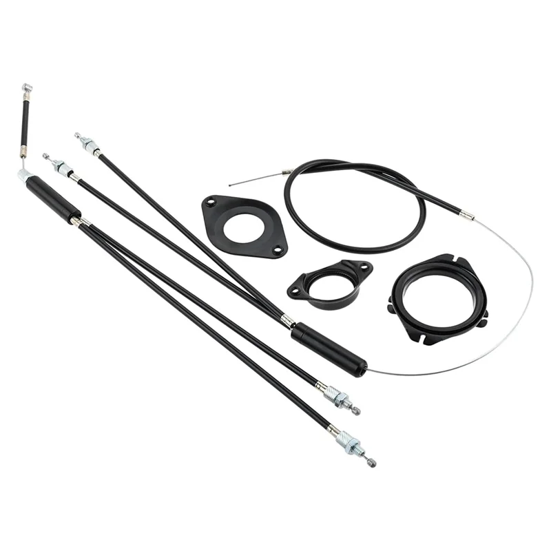 A89E-Bike Gyro Brake Cables Front + Rear (Upper + Lower) With Spinner Rotor Kit, For Gyro Systems And 20Inch Bikes