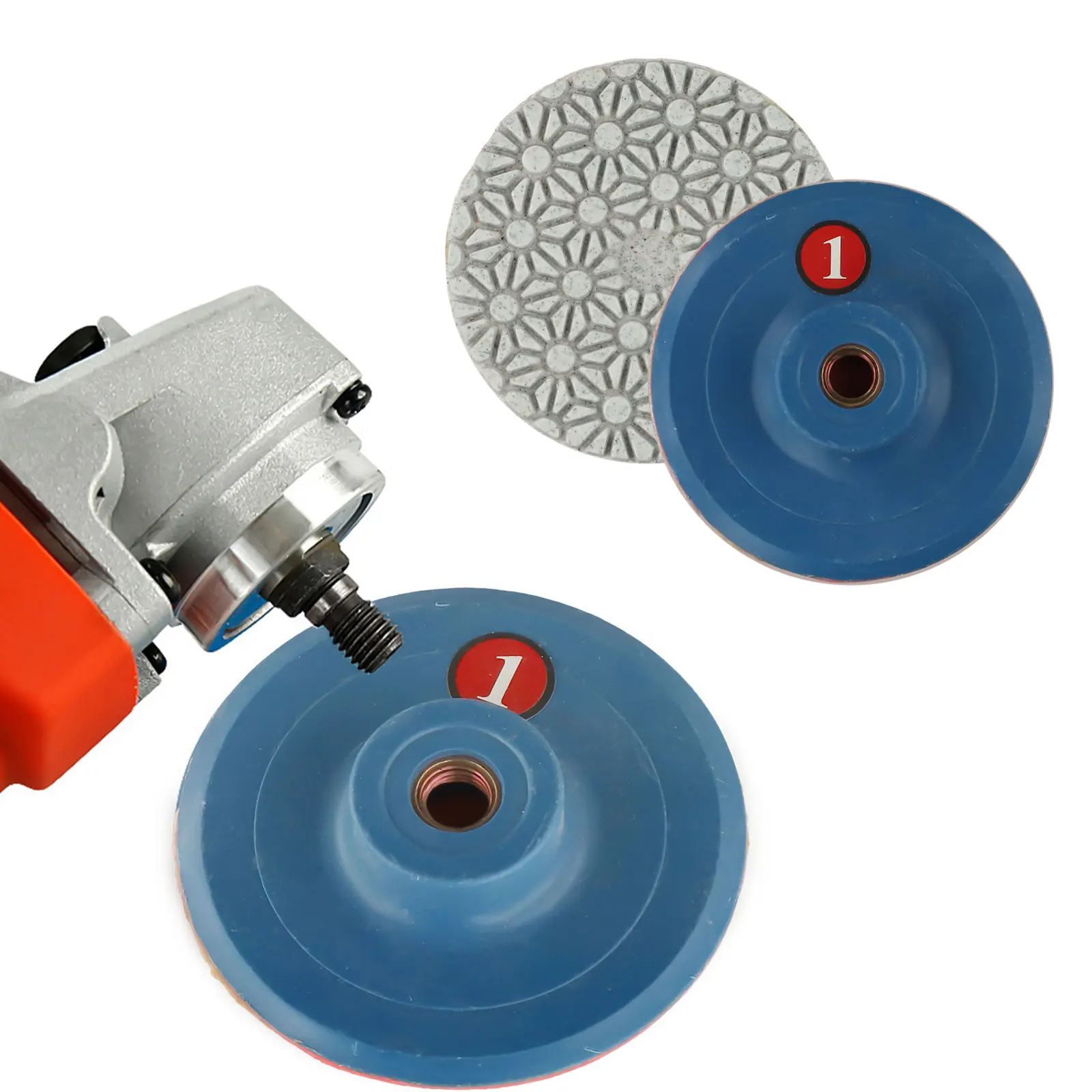 Polishing Pads For Concrete Surfaces Marble Pads 80mm 3inch Sanding Discs Grit 150 Grit 500 For Stone Surfaces