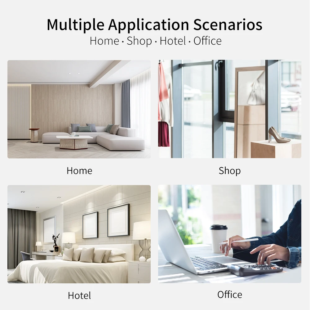 Staniot-Sensor inteligente de ventana y puerta con WiFi, Detector abierto y cerrado, protección de seguridad para el hogar, Control de vida