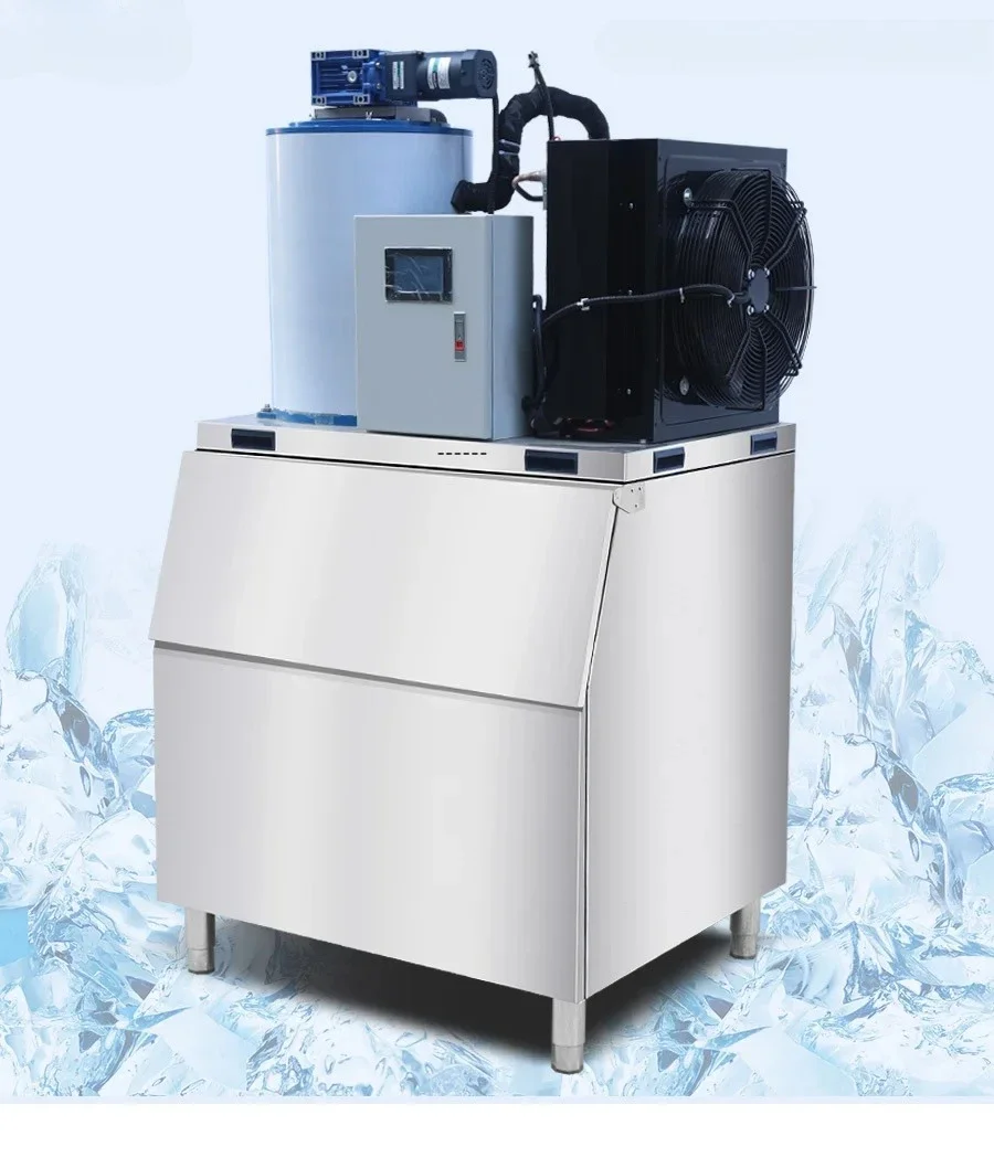 

Automatic Ice Machine 800kg Flake Ice Machine Dry Ice for Fishery