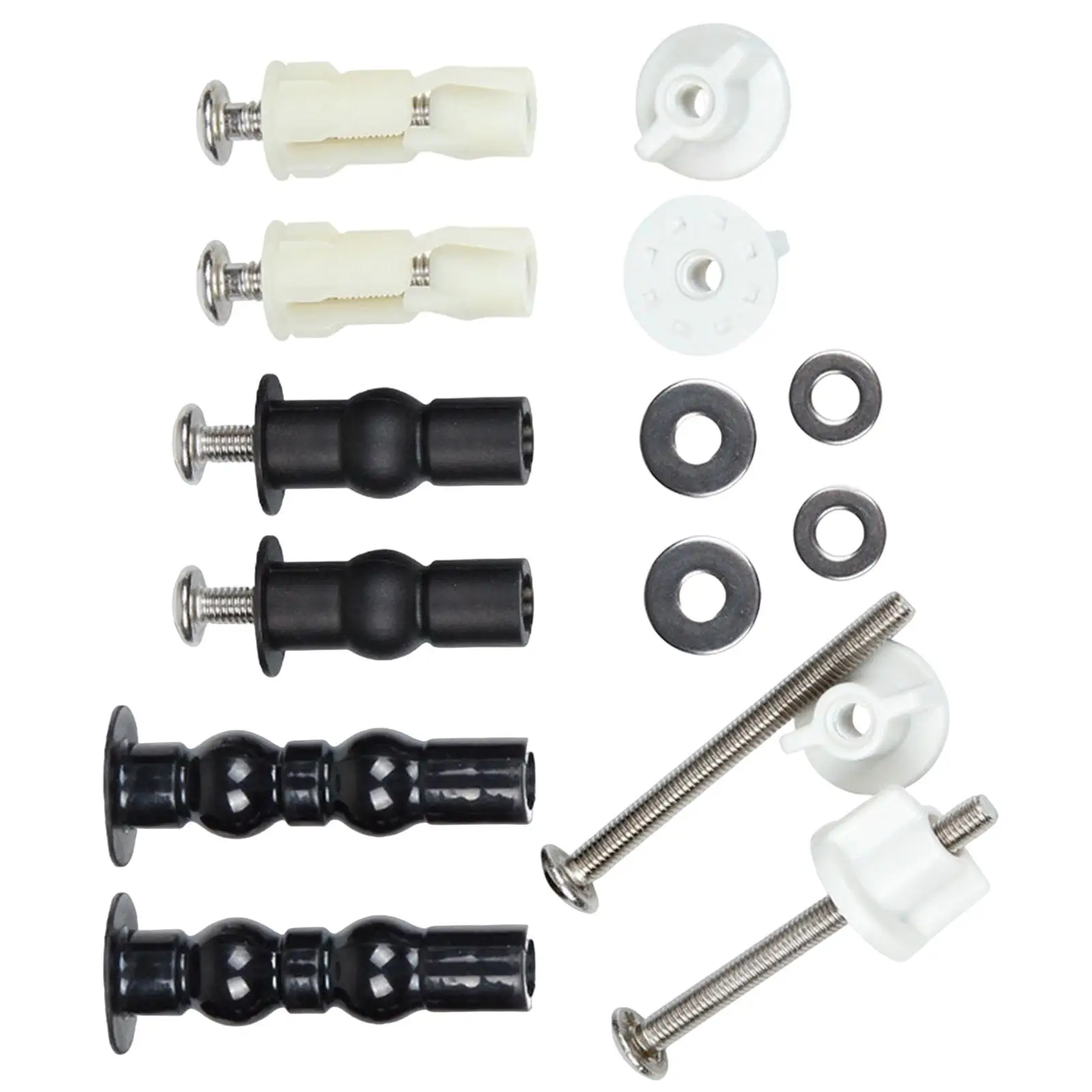 Universal Toilet Seats Screws Bolts Fixtures Tightening Kit Toilet Seat Fixings Expanding Nuts Screws Mount