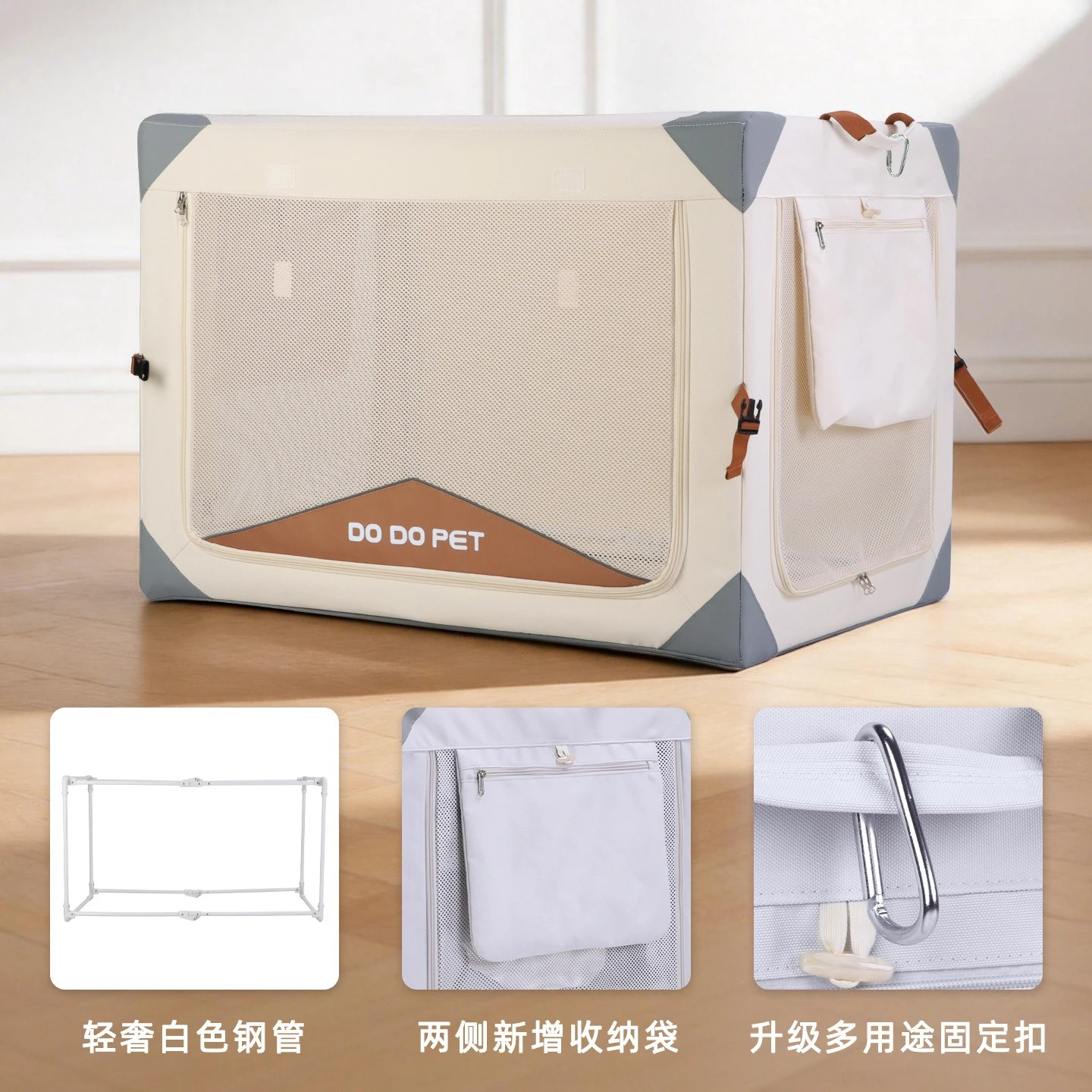 Dog pet Professional Exhibition & Competition Cat Cage-Breathable Fabric Foldable Design All Seasons Use