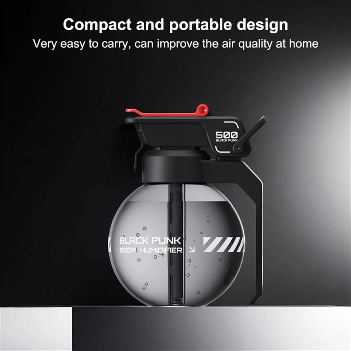 NEW Humidifier, Gaming Desktop Decoration Portable Essential Oil Diffuser, USB Charging Suitable for Travel B