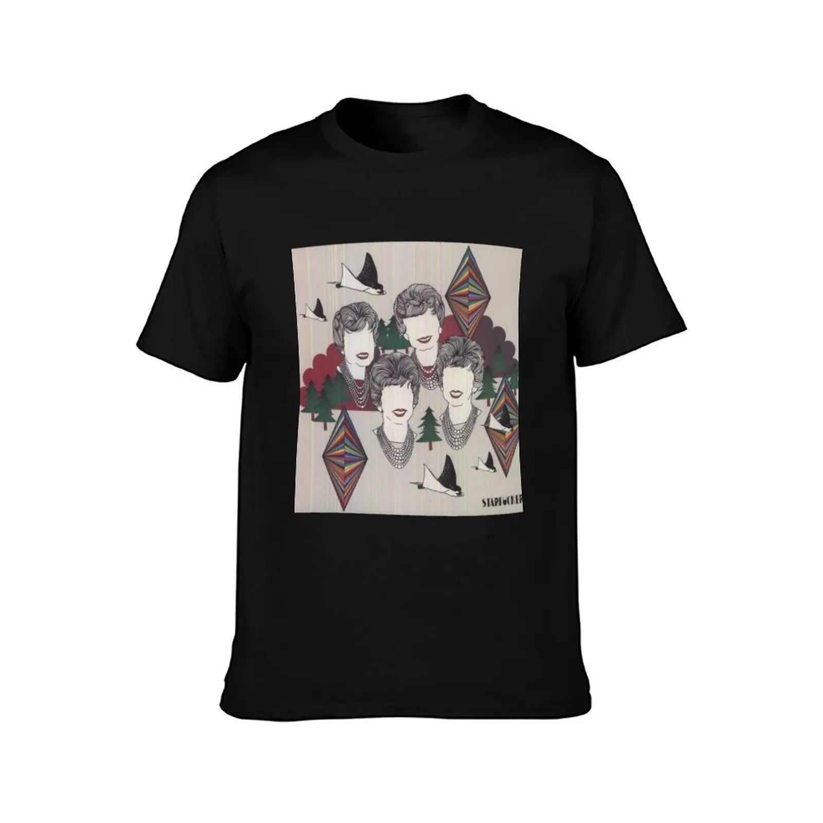 STRFKR Debut Album Cover T-Shirt oversized graphic tee anime tshirt summer top blanks men clothing