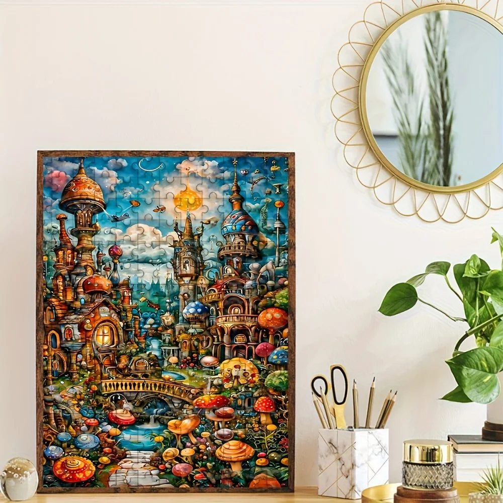 Puzzle dla dorosłych 500/1000 elementów |   Wysokiej jakości, zabawna gra rodzinna, która redukuje stres, idealna na urodziny, Boże Narodzenie, Halloween i jako prezent.