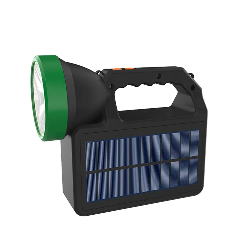 Portable outdoor multi-functional small solar lighting power supply with light bulb