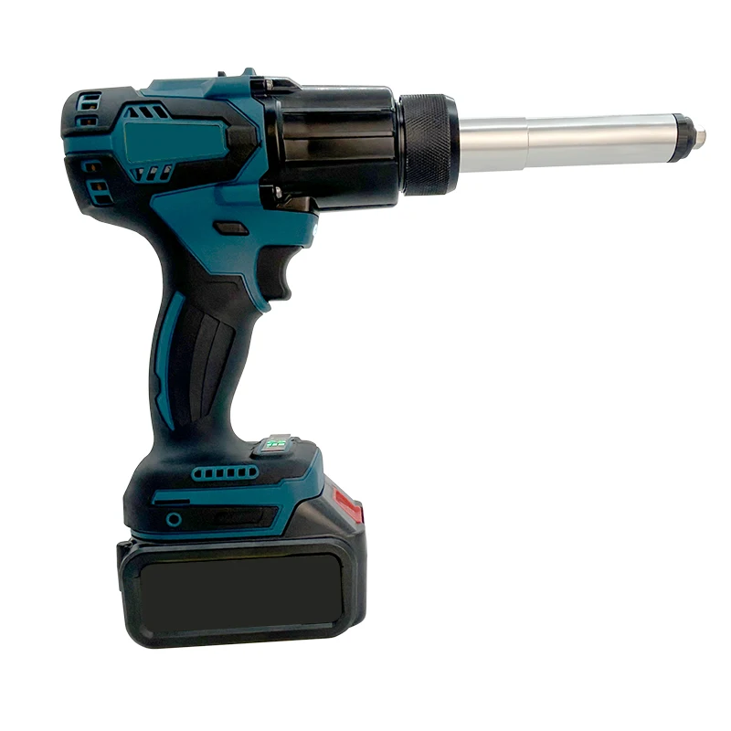 Пистолет для заклепок 4-в-1 с литиевым питанием Многофункциональный клепальный инструмент Саморезной пистолет с литиевым питанием