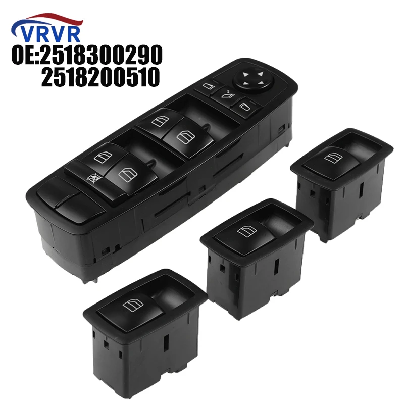 VRVR 2518300290 A2518300290 2518200510 Power Window Switch Button For Mercedes-Benz GL ML W164 GL320 GL350 GL450