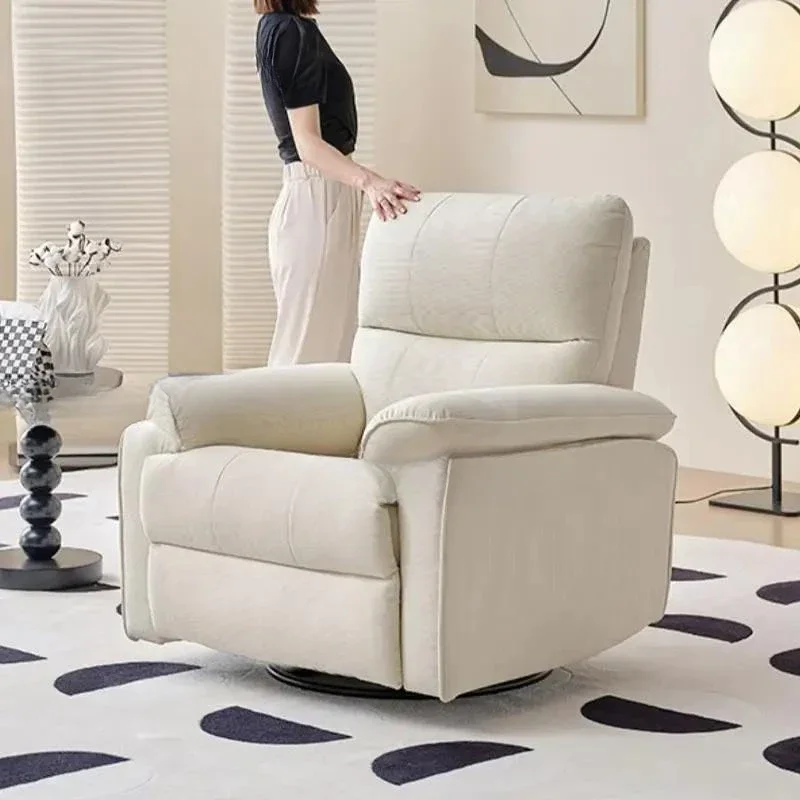 Modern Multifunctional Reclining Armchair High Rebound Sponge Living Room Single Rotating Sofa Electric Rocking Lounge Chairs