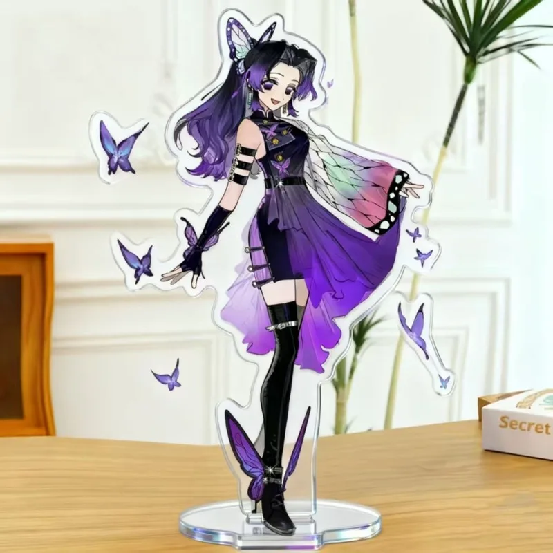 Kochou Shinobu Acrylic Stand Figure Demon Slayer: Kimetsu No Yaiba Anime Peripheral Exquisite Children's Room Desktop Ornament view 5