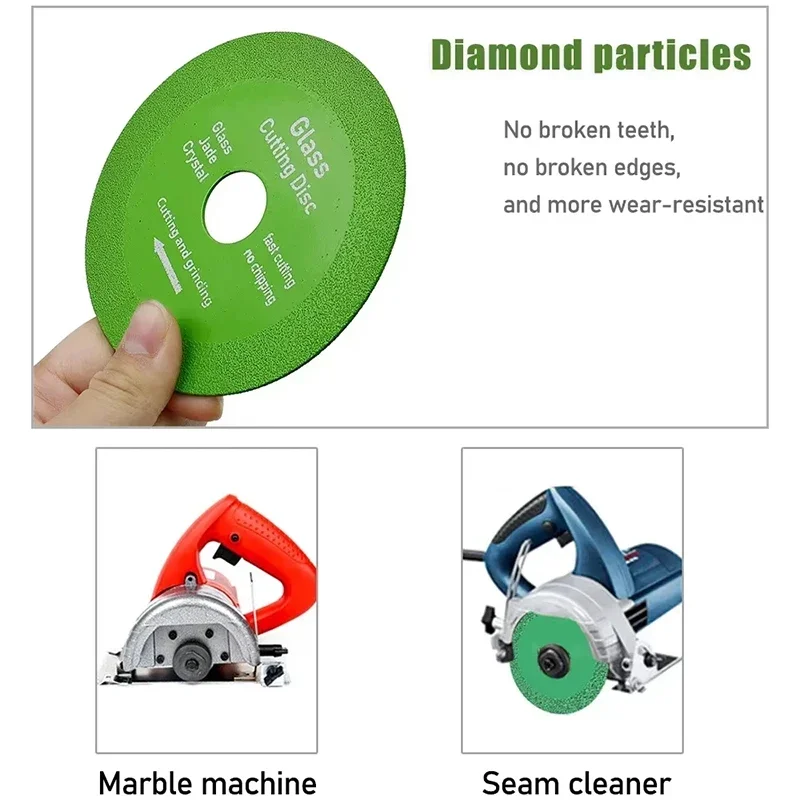 3pcs/5pcs 22*125mm Diamond Glass Cutting Blade Thin Saw Blade Durable Stone Cutting Disc for Ceramic Glass Jade Tile Marble