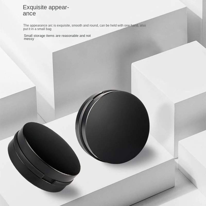 미니 휴대용 드롭 방지 압력 방지 알루미늄 합금 헤드폰 보관 상자 용 금속 이어폰 상자