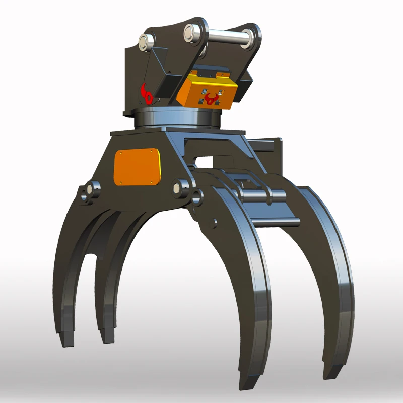 Log Grapple 15Ton SJ-150B Farmer Machine 100MIN. ARMS ROUND 1860 MAX OPENING Holding Claw