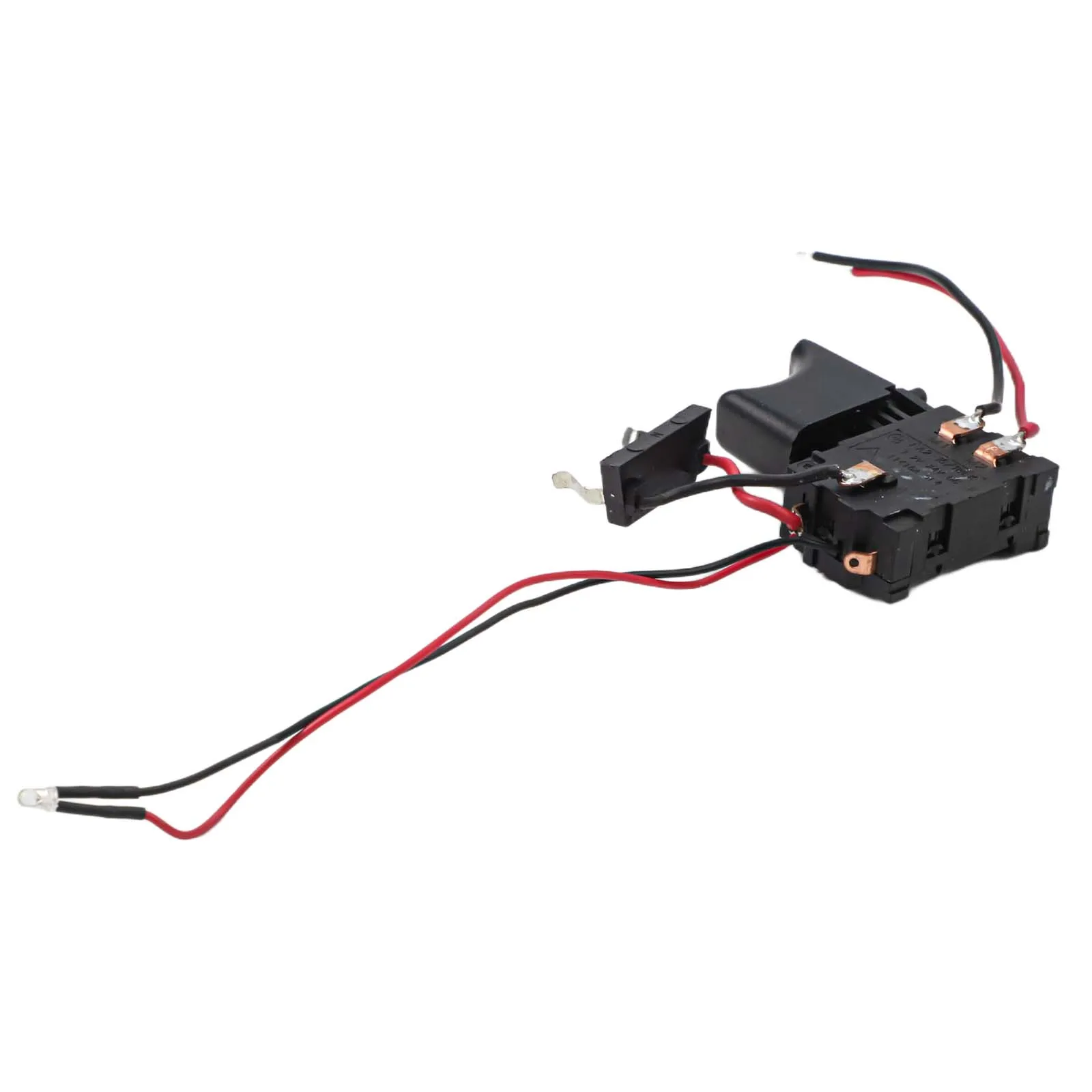 Speed Control Push Button Trigger Switch for Electric Drill Dustproof Compatible with 7 2V 24V Voltage Power Tools