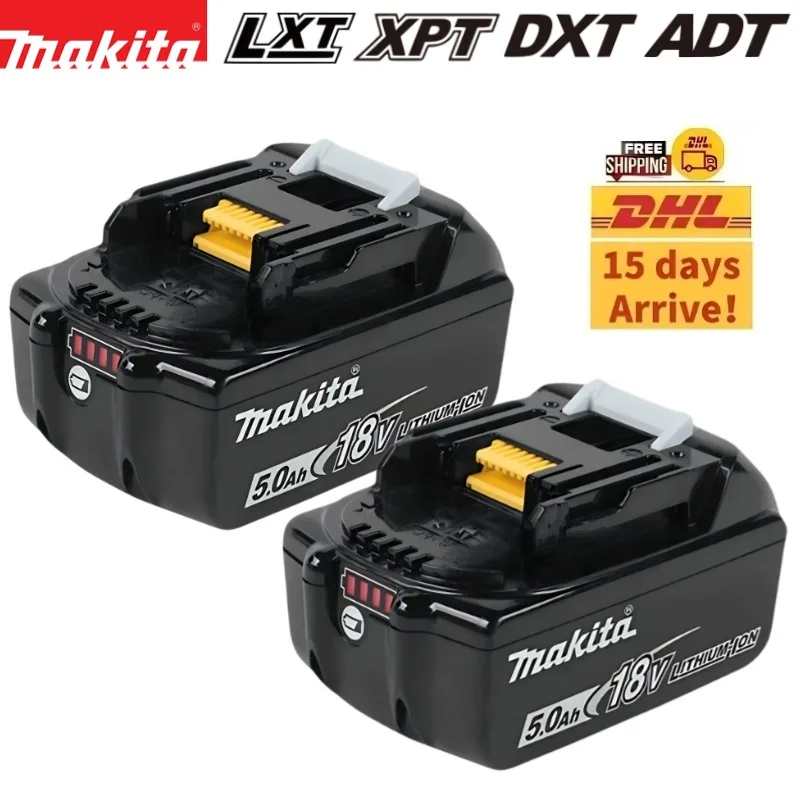 

100% Original Makita 18V 6.0Ah 5.0Ah Battery, for Makita BL1830 BL1830B BL1840 BL1840B BL1850 BL1850B Model Power Tools Battery