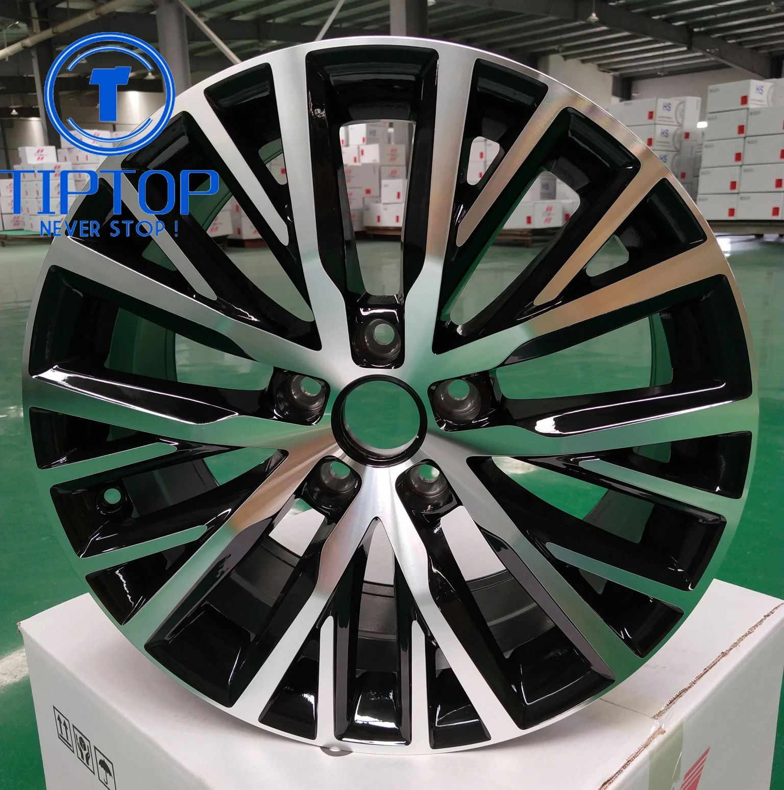 Guangzhou auto spare parts 17 inch alloy wheel 17x8 with 5 hole 5x112 fir for CC in stock