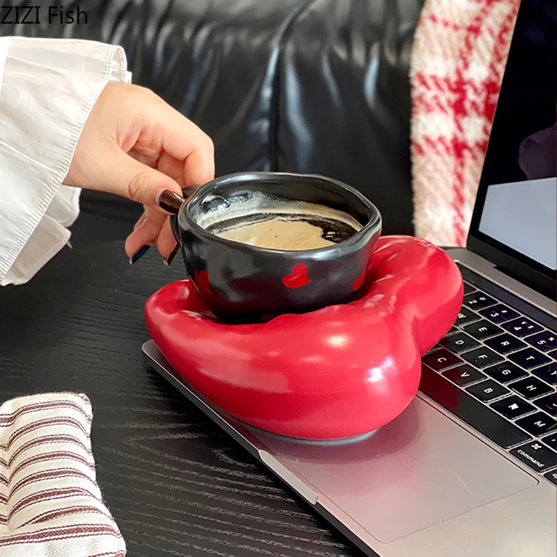 Love Heart Cup & Saucer
